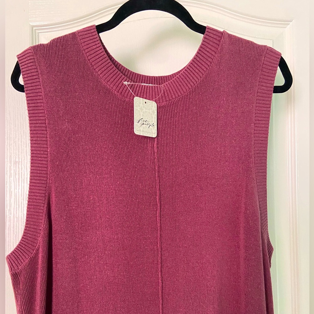 NWT Free People Beach Maxi Dress in Wine